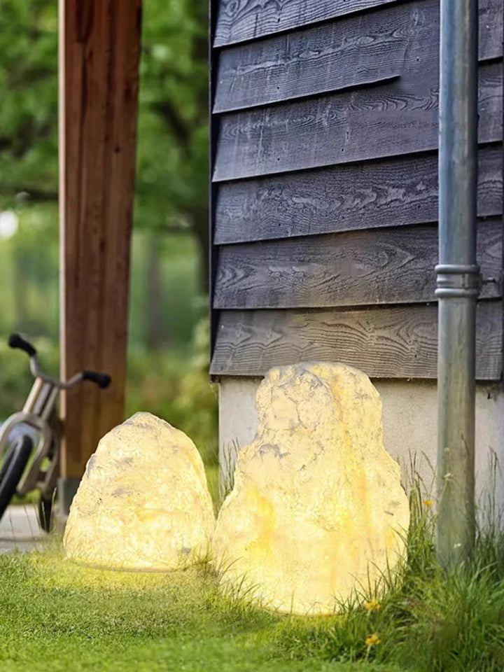 Luminous Stone Lamp Lawn Solar LED Outdoor Lighting Non Solar Lamp Outdoor Garden Decoration Outdoor Garden Light