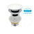Bathroom Push Down Pop-Up Drain Sink Waste Stopper Valve Chrome Body with Color Lid Washbasin Water Head Deodorization Stopper