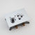 KEMAIDI Bathroom Wall Mount Thermostatic Rainfall Shower Faucet Set Chrome Concealed Shower System Waterfall Tub Spout Mixer Tap