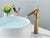Antique Brass Basin Faucet Waterfall Bathroom Faucet Single Handle Basin Mixer Tap Deck Mounted One Hole Bronze Black Tap