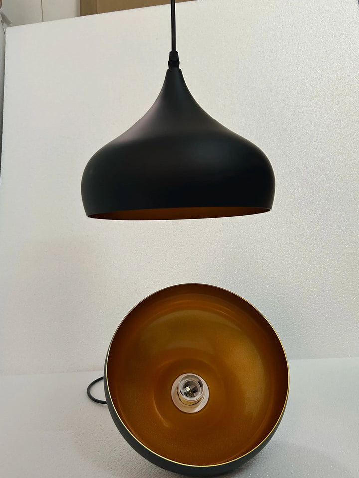 Nordic Retro Industrial Black Ceiling Pendant Lamp E27 for Restaurant Dining Table Bar Decorative Lighting Fixture