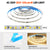 10M 20M 50M/Roll AC 220V 240V LED Strip NO Need Driver IP44 3000K 4000K 6000K 2835 120Leds/M Flexible Ribbon Rope Tape Light
