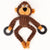 Pet Soothing Toys Dog Making Noise Squeaky  Bear Shaped Plaything Pets Wear Resistant Teeth Cleaning Toy