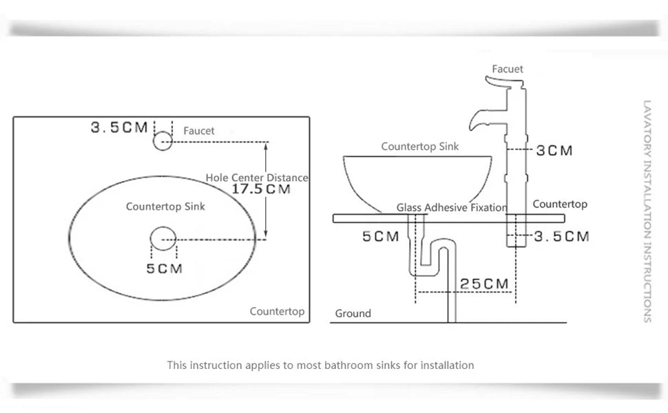 KEMAIDI Oval Vessel Sink with Faucet White Marbling Bathroom Vessel Sinks Above Counter  Ceramic Vessel Sinks for Bathroom Mixer