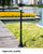(≈ 1.8M) Outdoor Lawn Lamp European Waterproof Garden Lawn Lamp Outdoor Led  Single Aisle High Pole Street Lamp