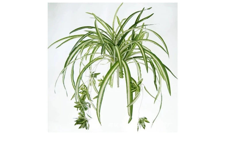 Simulation 5-pronged Phnom Penh Spider Plant Wedding Scene Layout Plant Wall Accessories Bunch Fake Flowers Home Decoration