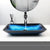 KEMAIDI Big Tempered Glass Basin Sink Washbasin Bathroom Vessel Sinks Counter Top Bowl Washroom Vessel Vanity Sink Faucet Set