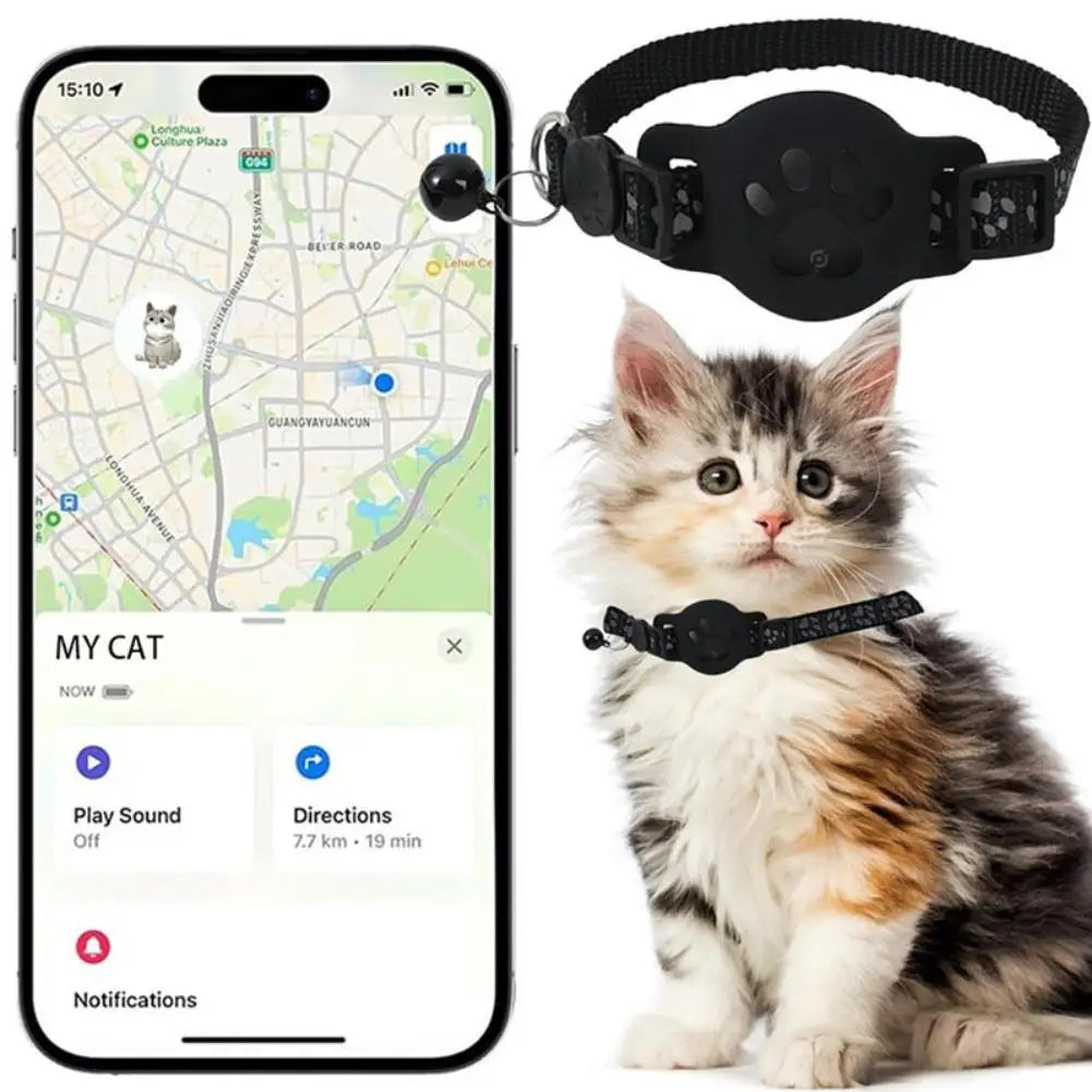 2 Kinds of Multifunctional Pet Smart GPS Trackers Cat Trackers GPS Collar Pet Kitten GPS Collar Pets Accessories iOS compatible