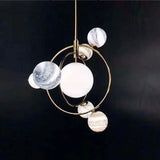 Wandering Earth Design Pendant Lights LED indoor fixtures Nordic hanging lamps Postmodern