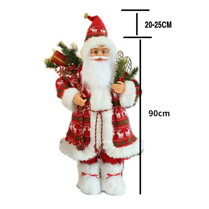 90cmThe New Big Santa Claus Doll for Large Christmas Tree