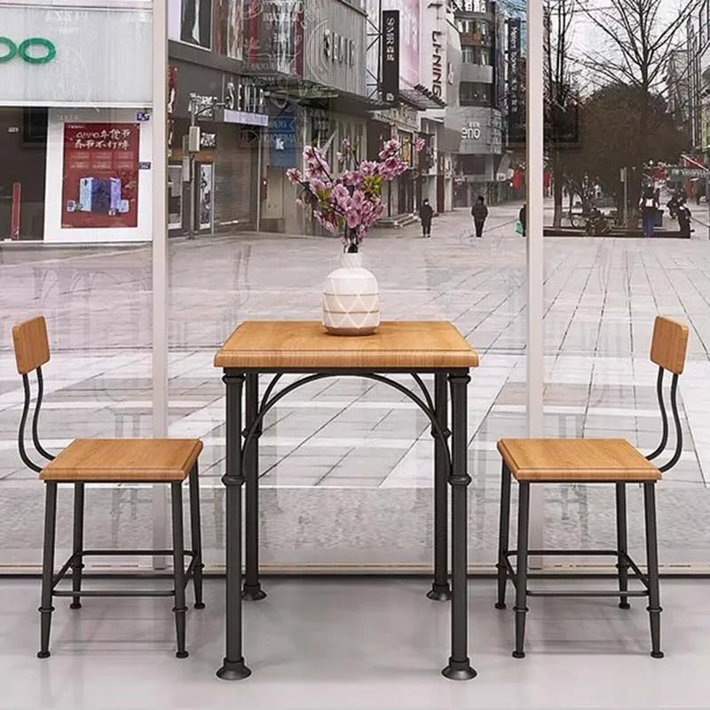 Light Luxury Dining Table Kitchen Unique Wooden Space Saving Modern Tables Conference Side Small Mesas De Comedor Furniture
