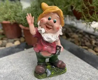 Outdoor  Resin 7 Dwarfs Landscape Terrace Yard Decoration