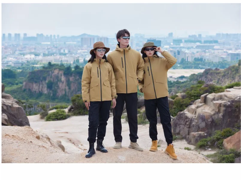 Winter Jacket Custom Logo Thick Velvet Warm Coat Men Women Windproof Hooded Outdoor Casual Mountaineering Overcoat ELIKE