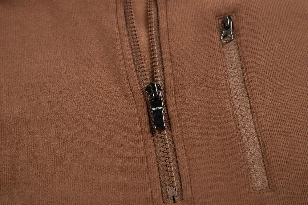customized LOGO New Men's Sweatshirt Arm Zipper Men's Pocket Zipper Long Sleeve Casual Sports Shirt LS-GT2519