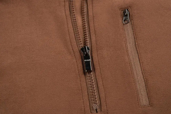 customized LOGO New Men's Sweatshirt Arm Zipper Men's Pocket Zipper Long Sleeve Casual Sports Shirt LS-GT2519