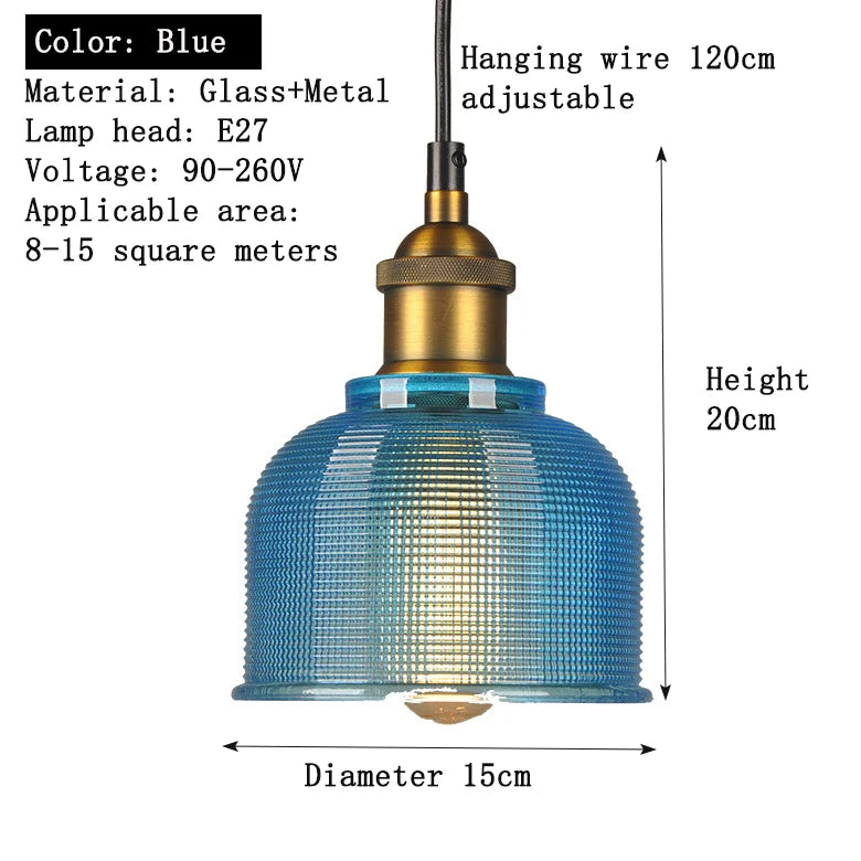 Stained glass Pendant Lights E27 holder Vintage Classic hanging lamp for Dining Room Bedroom Bedside Bar Cafe Luminaire Decor