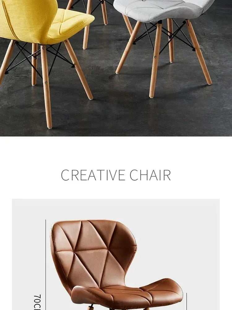 Dining Chair Nordic Bedroom Home Leisure Simple Chair Discussion Desk Chair Makeup Manicure Stool Coffee Milk Tea Shop Dining Ch