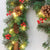 Christmas Garlands With Pinecones Red Berries Artificial Christmas Wreaths For Home Xmas Tree Stairs Door