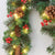 Christmas Garlands With Pinecones Red Berries Artificial Christmas Wreaths For Home Xmas Tree Stairs Door
