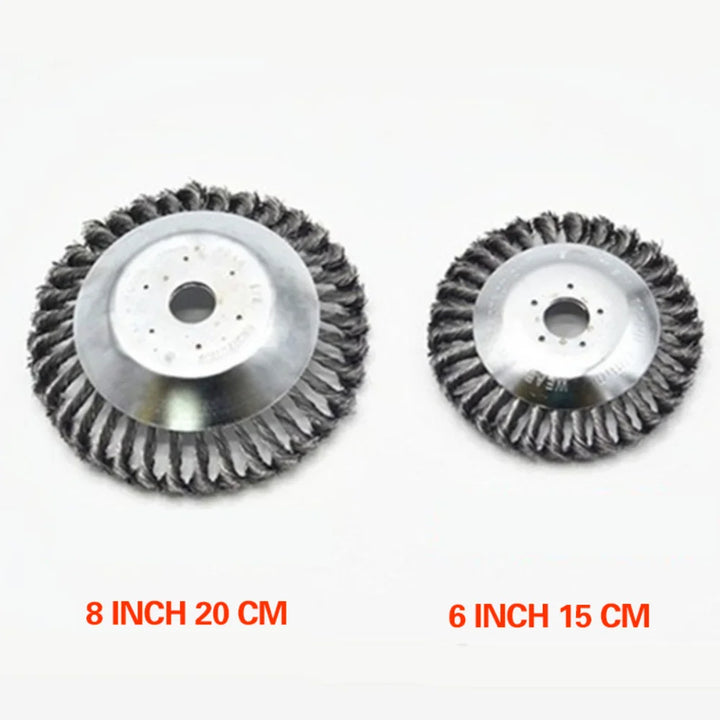 6/8/10 Inc Steel Grasss Trimmer Head Brushcutter Wire Debroussailleuse Weed Brush Blade for Garden Lawnmover Power Tool