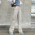 Women Cargo Pants Solid Color Spring Summer Harajuku Oversized Streetwear Hip Hop Wide Leg Trousers Joggers Baggy Sweatpants