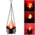 Led Fake Flame Lamp Mini 3D Flickering Fire Flame Light Electronic Night Light AU Plug Indoor