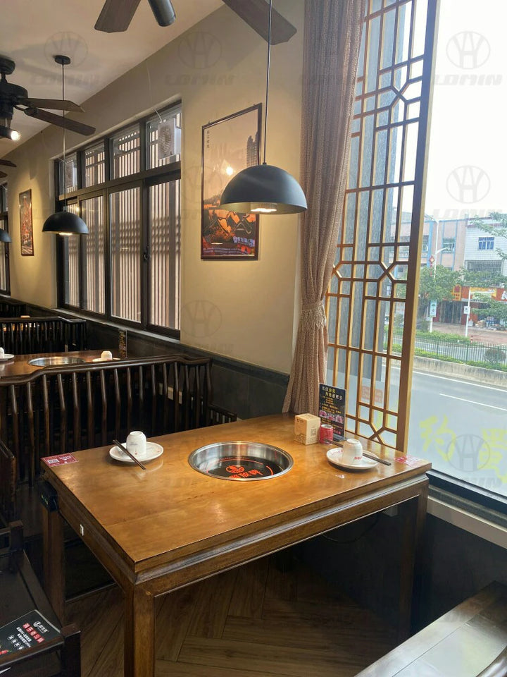 GEW Nordic Retro Industrial Black Ceiling Pendant Lamp E27 Restaurant Dining Table Bar Decorative Pendant Lighting Fixture