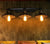 Creative wall lamp within European American retro rural industrial style three straight row wall lights