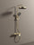 Rose Gold Shower Faucet Bathroom Hot Cold Mixer Bath Shower System Bathtub Wall Mount Round SPA Rainfall Luxury Set