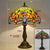 Turkish Table Lamp Tiffany Stained Glass with Dragonflys Vintage Desk Lamp Mediterranean Deco Lighting