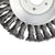 XCAN 6/8 Inches Grass Trimmer Brush Cutter Garden Trimmer Head Weed Brush Steel Wire Wheel