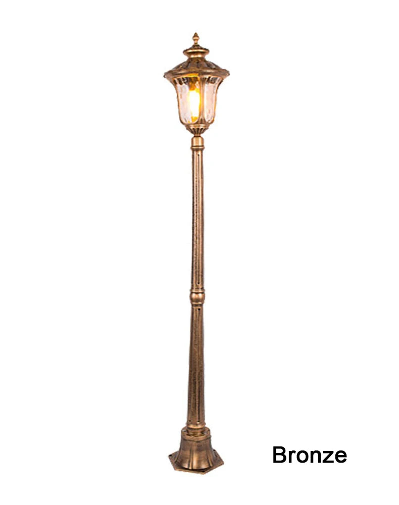 (≈ 1.8M) Outdoor Lawn Lamp European Waterproof Garden Lawn Lamp Outdoor Led  Single Aisle High Pole Street Lamp