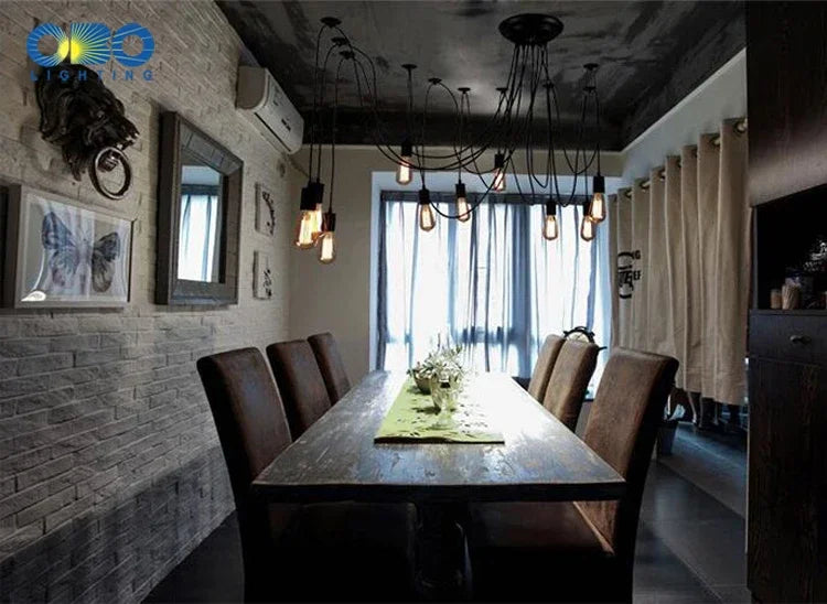 LOFT Office Retro Industrial Wind Chandelier Clothing Store Creative 6 First Sky Girl Scatter Chandelier