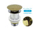 Bathroom Push Down Pop-Up Drain Sink Waste Stopper Valve Chrome Body with Color Lid Washbasin Water Head Deodorization Stopper