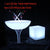LED Illuminated Furniture Bar Table Set, SK-LF18 (D60*H56cm) 1pc+4pcs LED Cube Stool Diameter 40cm,for Outdoor Bar Party