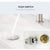 Bathroom Push Down Pop-Up Drain Sink Waste Stopper Valve Chrome Body with Color Lid Washbasin Water Head Deodorization Stopper
