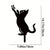 Charming Cat Family Garden Stakes – Decorative Cute Cat Silhouette,