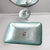 KEMAIDI Big Tempered Glass Basin Sink Washbasin Bathroom Vessel Sinks Counter Top Bowl Washroom Vessel Vanity Sink Faucet Set