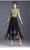 Thin Chinese Style Floral Chiffon Wide Leg Pants Women Tie Die Printed Button Loose High Waist Vintage Straight Trousers