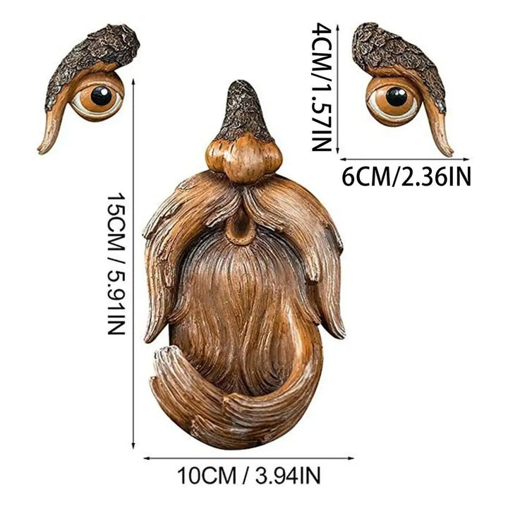 Tree Monster Bird Feeder Outdoor Courtyard Yard Garden  Whimsical Tree Hugger Sculpture
