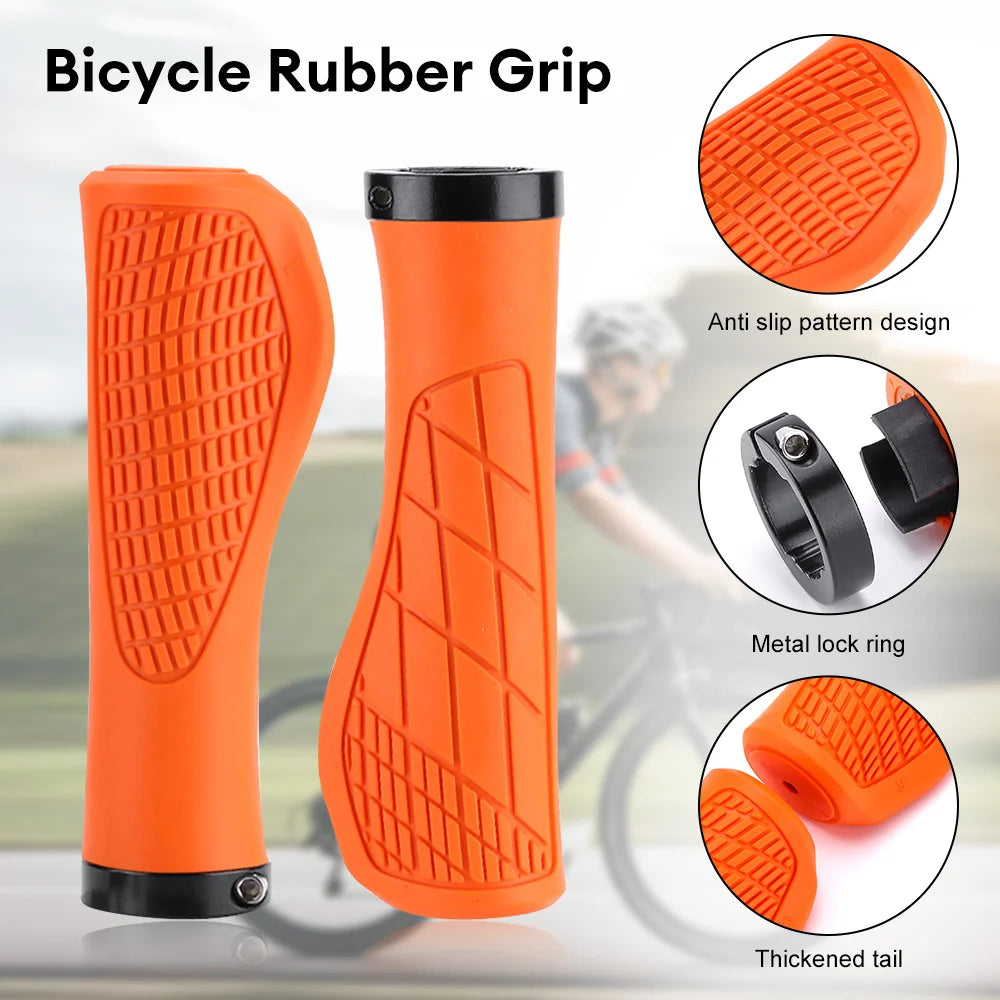 Mtb Grips Integrated Bicycle Grips Comfortable Silicone Mountain Bike Grips Dustproof Waterproof Mtb Cuffs Bike Handles