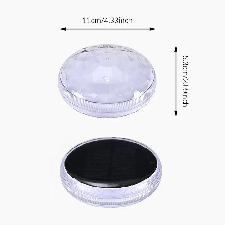 Solar Floating Pool Light Intelligent Auto On&Off 6Color Changing Modes Holiday & Celebration Light Settings Enhances Cozy