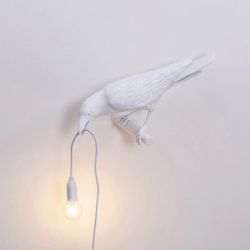 Modern Lucky Bird Table Lamp Bedroom Bedside Living Room Table Lights Resin/Fixture Wall Lamp
