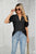 Womens Summer Tops V Neck Ruffle Sleeve Blouses Short Sleeve Casual Tops T-Shirts For Women