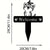Charming Cat Family Garden Stakes – Decorative Cute Cat Silhouette,