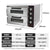 Pizza Oven Commercial Electric Food Baking Equipment Stainless Steel Single And Double Layer Can Bake 9 "/12" Roast
