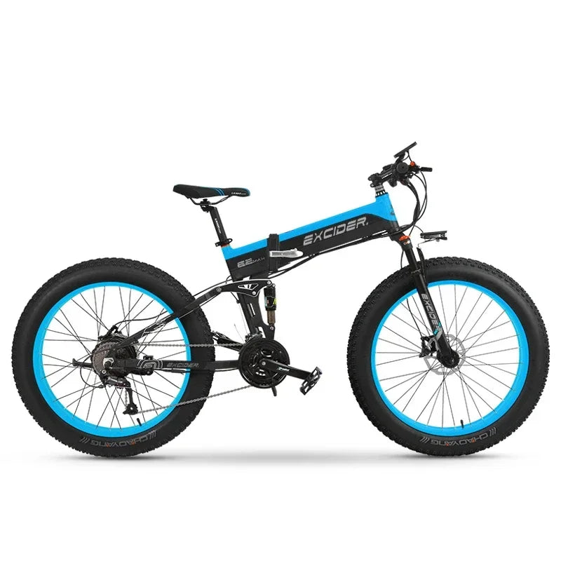 Adult Electric Bicycle EXCIDERXT750 1000w motor 26inchThickTire ebike 48v 17.5ah Lithium Battery Mountain Off road electric bike