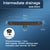 Black Floor Drain 304 Stainless Steel Shower Drain Long Strip Odor Proof Bathroom Floor Drainage Large Displacement