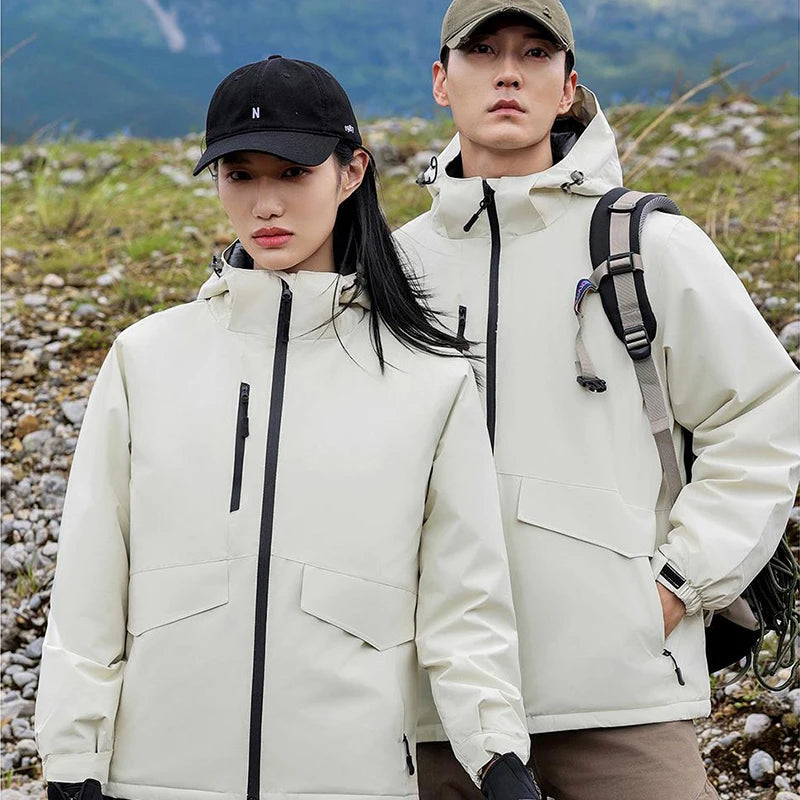 customized logo Spring Autumn Brand Men's Windproof Zipper Jacket Casual High Quality Hooded Baseball Jacket Outdoor C2366