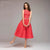 Vintage Dress Sleeveless O-neck Vestidos Women Elegant Thin Dot Printing Mid-Calf Casual Dress Female 2023 Summer New